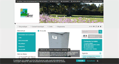 Desktop Screenshot of mairie-stvincentdeslandes.fr